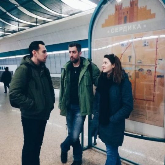 Srpski turisti u bugarskom metrou